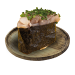 Gunkan Thon Cuit, Ciboulette  <span class="pcs"><br>(2 pcs) </span>